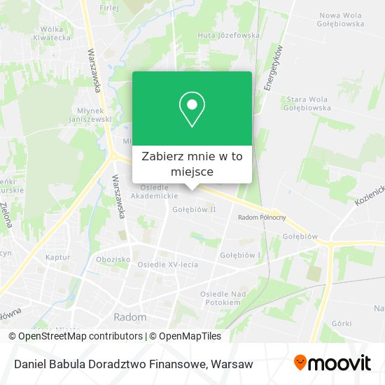 Mapa Daniel Babula Doradztwo Finansowe