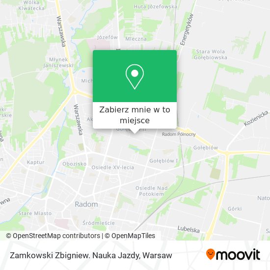 Mapa Zamkowski Zbigniew. Nauka Jazdy