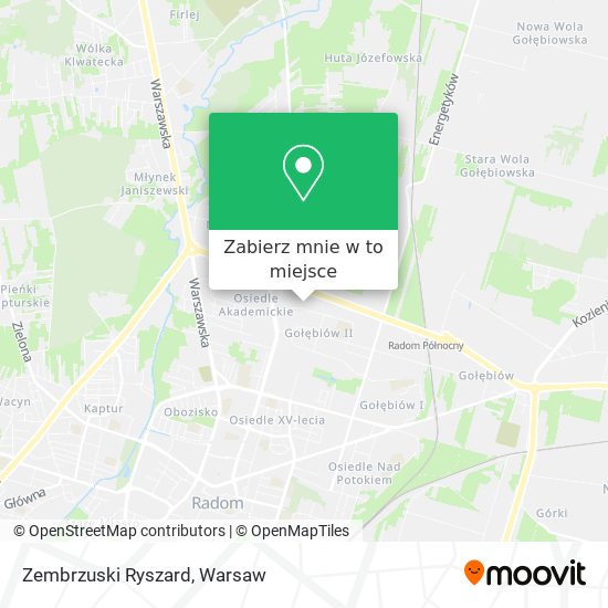 Mapa Zembrzuski Ryszard