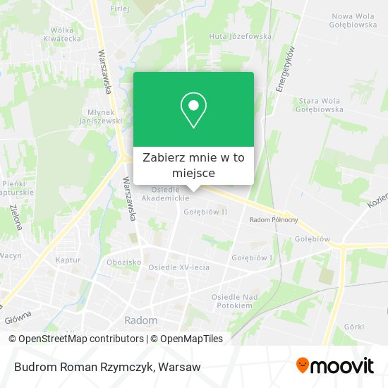 Mapa Budrom Roman Rzymczyk