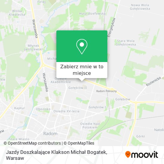 Mapa Jazdy Doszkalające Klakson Michał Bogatek