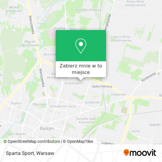 Mapa Sparta Sport