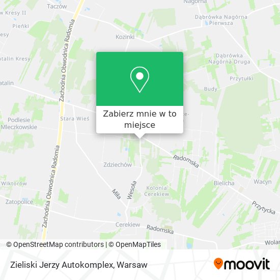 Mapa Zieliski Jerzy Autokomplex