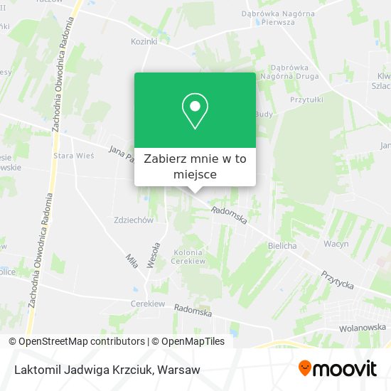 Mapa Laktomil Jadwiga Krzciuk