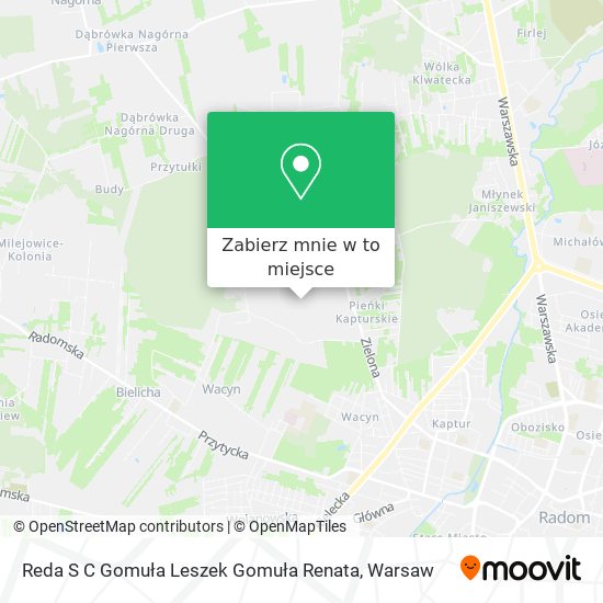 Mapa Reda S C Gomuła Leszek Gomuła Renata