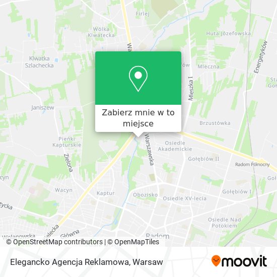 Mapa Elegancko Agencja Reklamowa