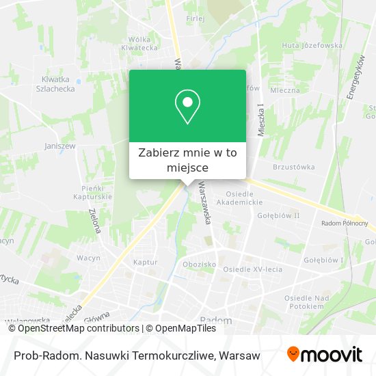 Mapa Prob-Radom. Nasuwki Termokurczliwe