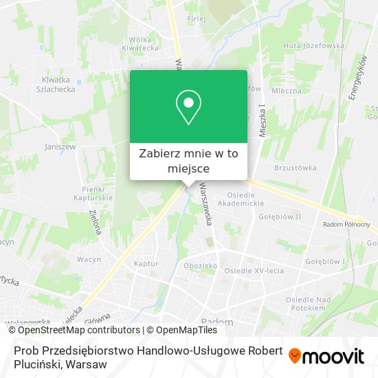 Mapa Prob Przedsiębiorstwo Handlowo-Usługowe Robert Pluciński