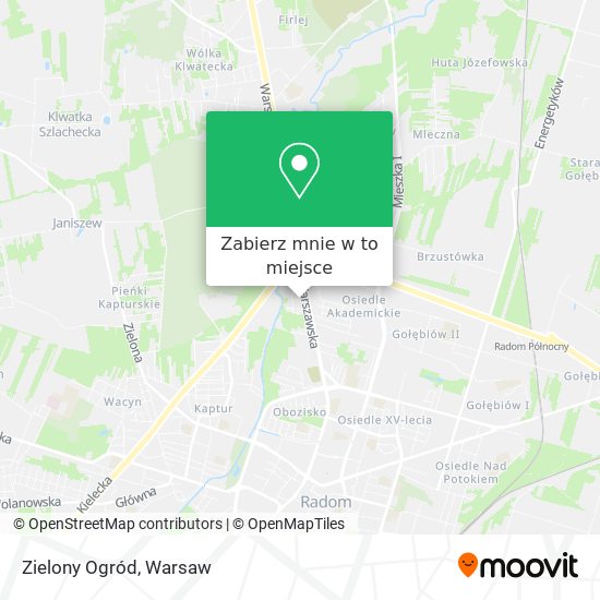 Mapa Zielony Ogród