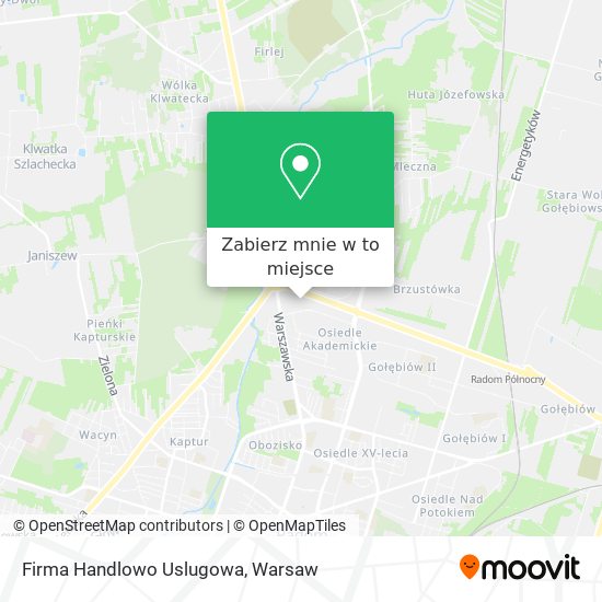 Mapa Firma Handlowo Uslugowa