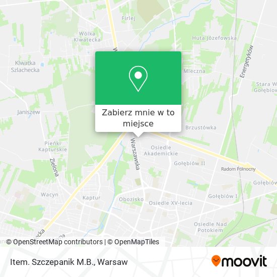 Mapa Item. Szczepanik M.B.