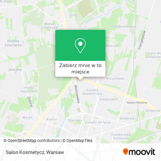 Mapa Salon Kosmetycz