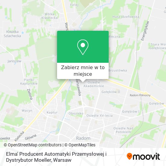 Mapa Elma' Producent Automatyki Przemysłowej i Dystrybutor Moeller