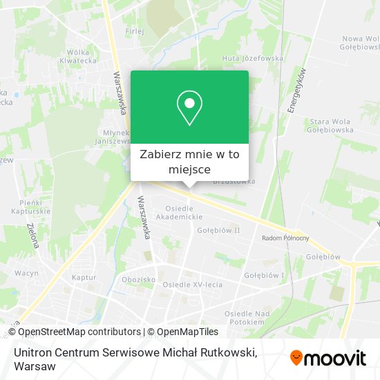 Mapa Unitron Centrum Serwisowe Michał Rutkowski