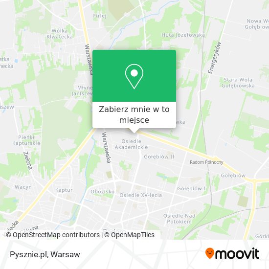 Mapa Pysznie.pl