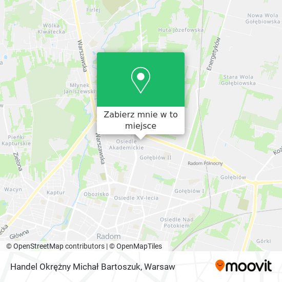 Mapa Handel Okrężny Michał Bartoszuk