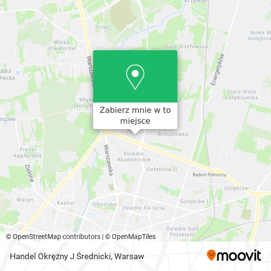 Mapa Handel Okrężny J Średnicki