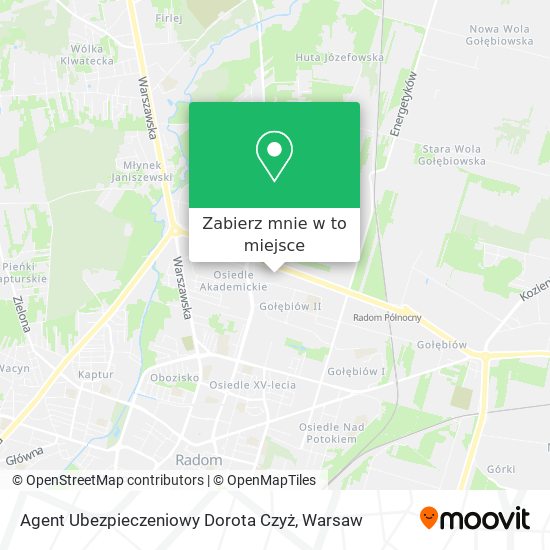 Mapa Agent Ubezpieczeniowy Dorota Czyż