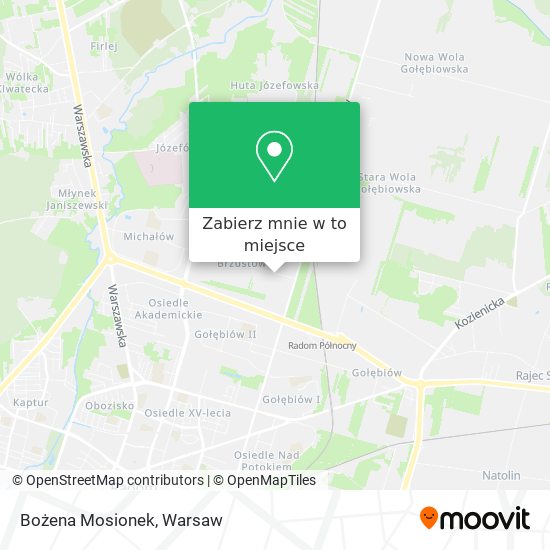 Mapa Bożena Mosionek