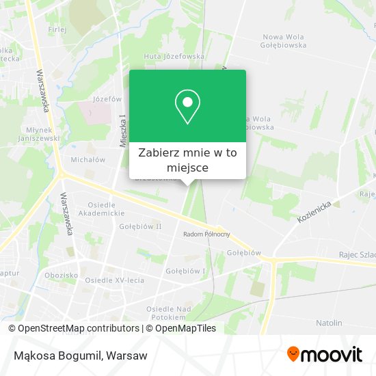 Mapa Mąkosa Bogumil