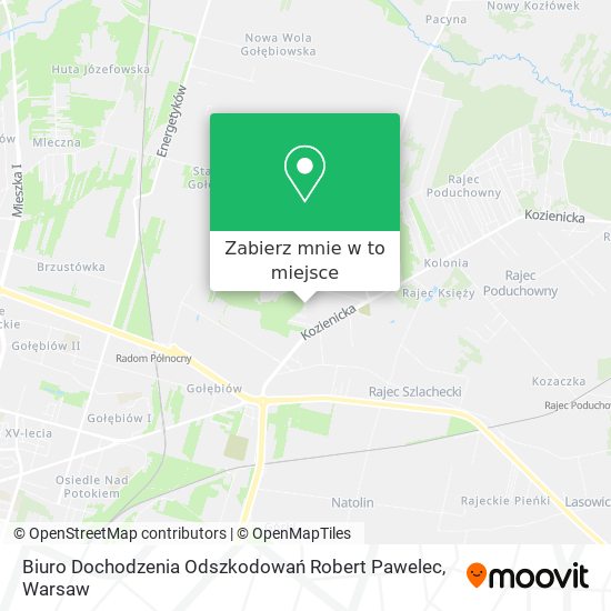 Mapa Biuro Dochodzenia Odszkodowań Robert Pawelec