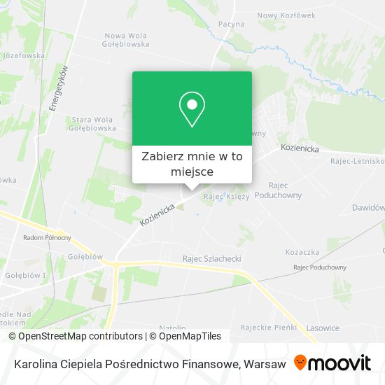 Mapa Karolina Ciepiela Pośrednictwo Finansowe