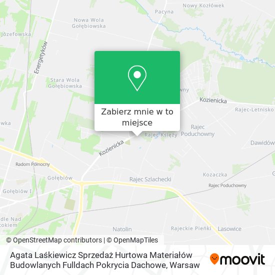 Mapa Agata Laśkiewicz Sprzedaż Hurtowa Materiałów Budowlanych Fulldach Pokrycia Dachowe