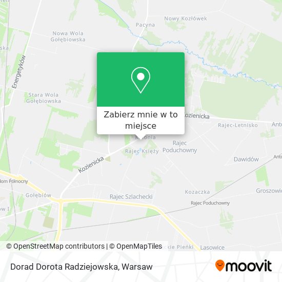 Mapa Dorad Dorota Radziejowska