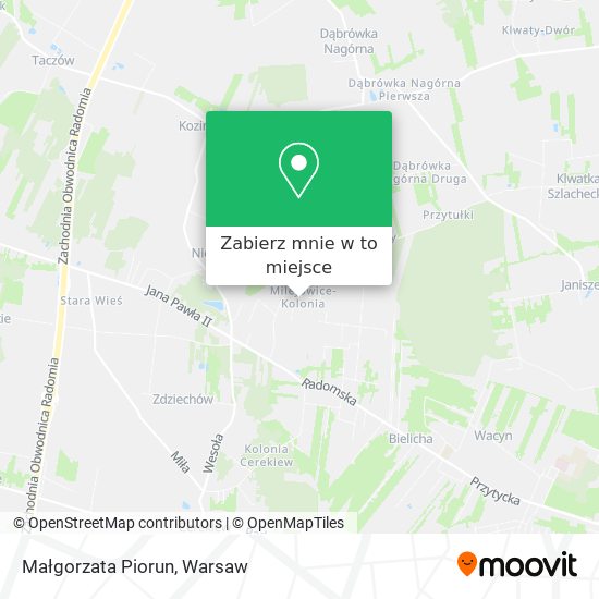 Mapa Małgorzata Piorun