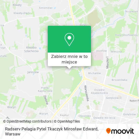 Mapa Radserv Pelagia Pytel Tkaczyk Mirosław Edward