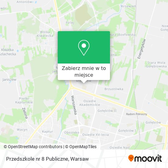 Mapa Przedszkole nr 8 Publiczne