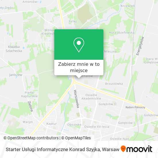 Mapa Starter Usługi Informatyczne Konrad Szyjka