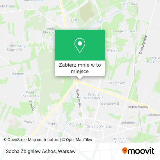 Mapa Socha Zbigniew Achos