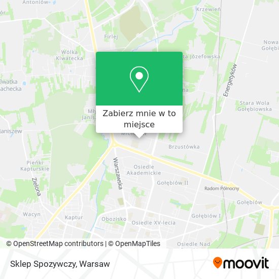 Mapa Sklep Spozywczy