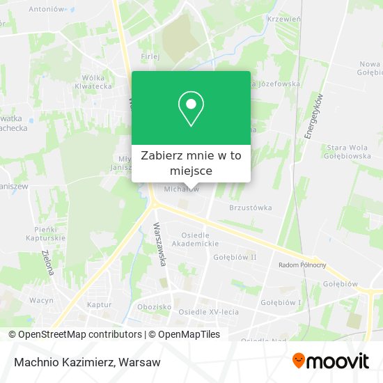 Mapa Machnio Kazimierz