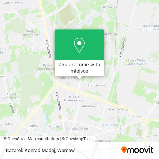 Mapa Bazarek Konrad Madej