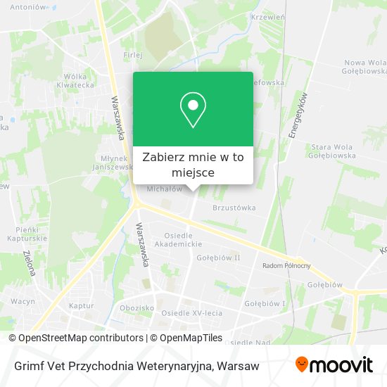 Mapa Grimf Vet Przychodnia Weterynaryjna