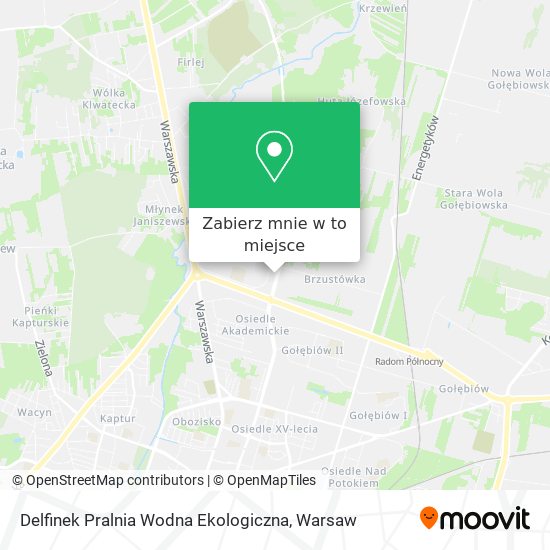 Mapa Delfinek Pralnia Wodna Ekologiczna