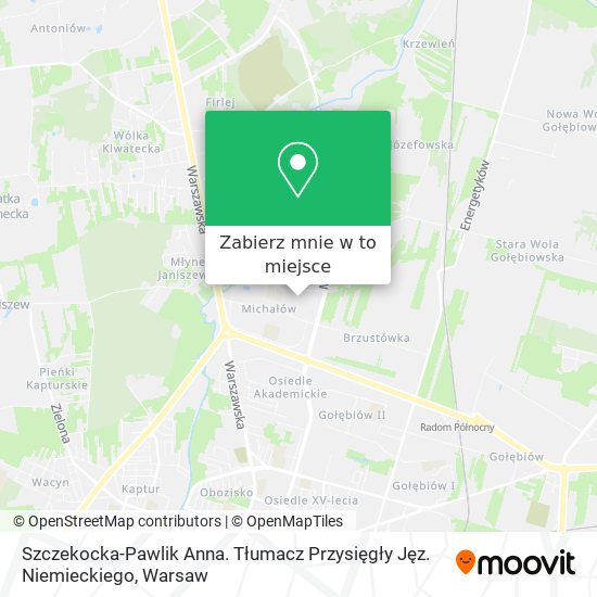 Mapa Szczekocka-Pawlik Anna. Tłumacz Przysięgły Jęz. Niemieckiego