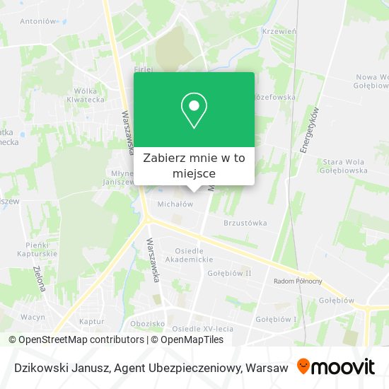 Mapa Dzikowski Janusz, Agent Ubezpieczeniowy