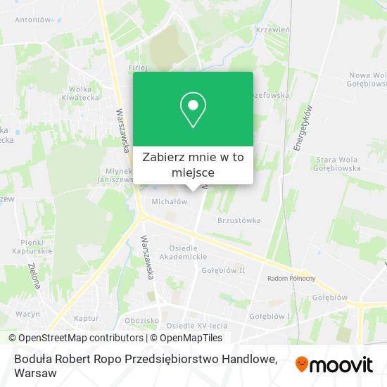 Mapa Boduła Robert Ropo Przedsiębiorstwo Handlowe