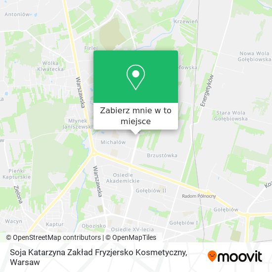 Mapa Soja Katarzyna Zakład Fryzjersko Kosmetyczny