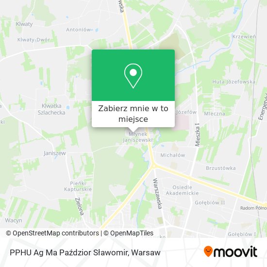 Mapa PPHU Ag Ma Paździor Sławomir