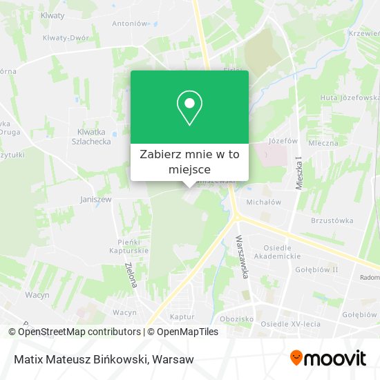 Mapa Matix Mateusz Bińkowski