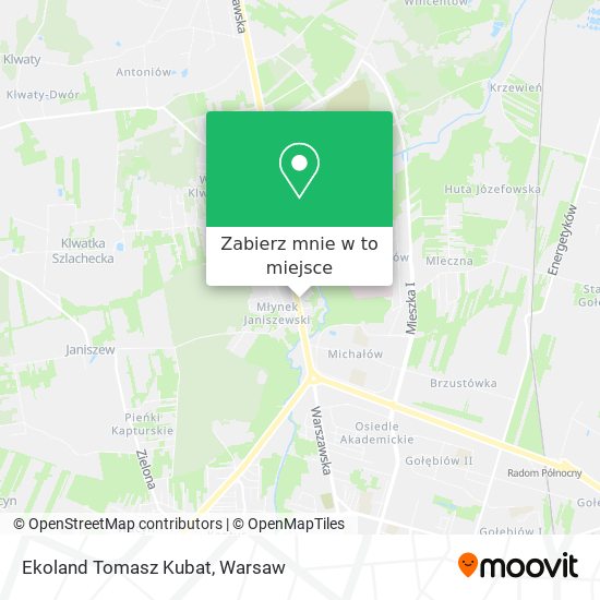 Mapa Ekoland Tomasz Kubat