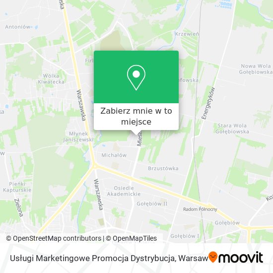 Mapa Usługi Marketingowe Promocja Dystrybucja