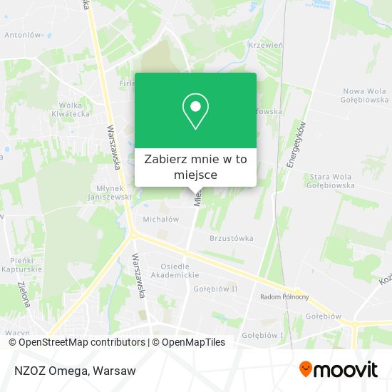 Mapa NZOZ Omega