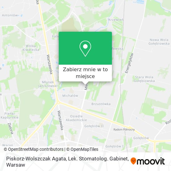 Mapa Piskorz-Wolszczak Agata, Lek. Stomatolog. Gabinet