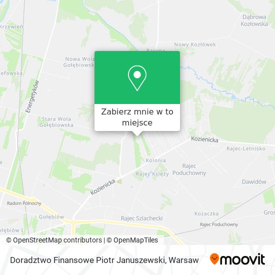 Mapa Doradztwo Finansowe Piotr Januszewski