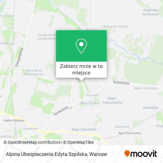 Mapa Alpina Ubezpieczenia Edyta Szpilska